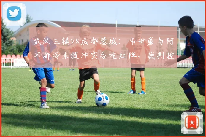 武汉三镇vs成都蓉城:韦世豪与阿不都海米提冲突各吃红牌,裁判控场能力不足致比赛失控?