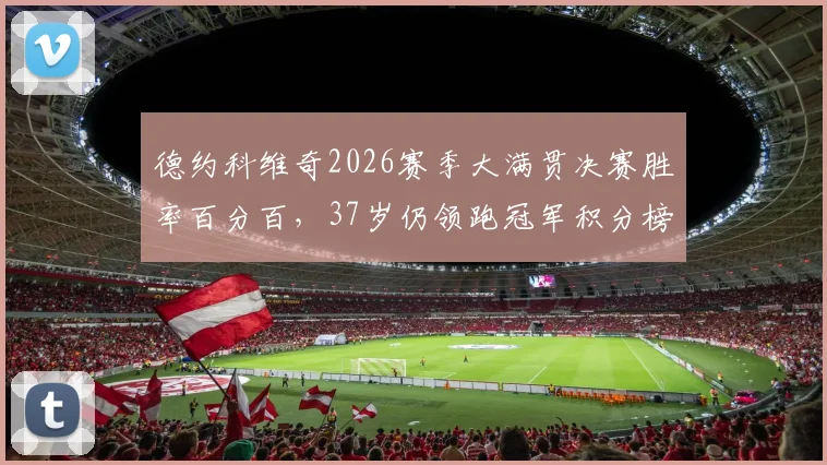 德约科维奇2026赛季大满贯决赛胜率百分百,37岁仍领跑冠军积分榜